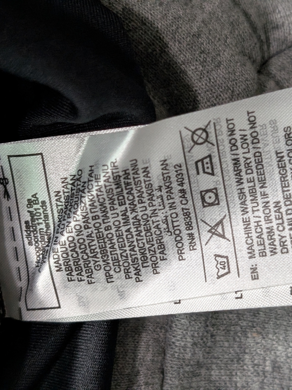 adidas Black Jersey Tee with Yellow & Green Logo - Picture 11 of 12